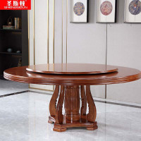 圣斯顿SD-Ø1810圆餐桌含转盘含10把餐椅Ø1800*760mm(套)胡桃色