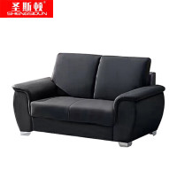圣斯顿H837-2牛皮两人位沙发1700*830*990mm黑色