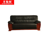 圣斯顿HFZ1809-3HY黑色三人位真皮沙发2050*830*850mm(单位:张)黑色