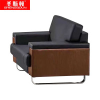 圣斯顿S-HB606-1真皮单人位沙发880*820*850mm(单位:张)黑色