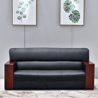 圣斯顿HF-1341-3三人位真皮沙发W1860*D750*H800mm(张)黑色