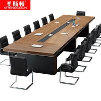 圣斯顿S-HB502475加厚桌板会议桌5000*2000*750mm(张)胡桃色