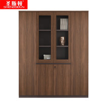 圣斯顿S-AF1840板式文件柜组合书柜1800*400*2000mm(台)红橡木色