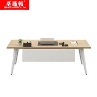 圣斯顿 S-HB1680经理桌办公桌1600*800*750mm(单位:套)灰+白