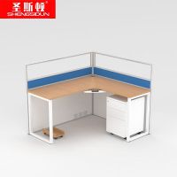 圣斯顿L-ZX1616125-40屏风工位卡座1600*1600*750-1250mm(套)白色