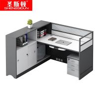圣斯顿S-AH1411板式屏风卡座办公位含办公椅活动柜1400*1400*1100mm(单位:套)