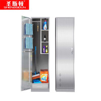 圣斯顿 S-JX1840单门304不锈钢清洁柜1800*400*420mm(单位:台)不锈钢