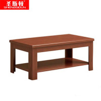 圣斯顿 RY-C1206 油漆款双层长茶几1200W×600D×450H(单位:张)胡桃色