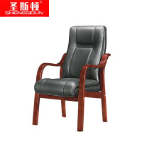 圣斯顿 K-0823C实木油漆办公椅会议椅1100*400*630mm(单位:把)胡桃色