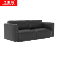 圣斯顿 S-ZC1950-JM 1950*850*820mm 牛皮三人位沙发张 黑色