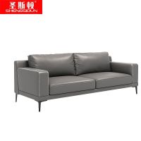 圣斯顿 S-HB198730休闲接待办公沙发西皮1980*800*730mm(张)黑色