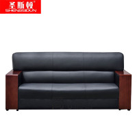 圣斯顿 HB2341-3黑色牛皮三人位沙发1860*750*800mm(张)黑色