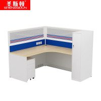 圣斯顿 S-HB1818135 1800*1800*1350mm 钢制屏风工位含活动柜衣柜0.7mmm(套)白色