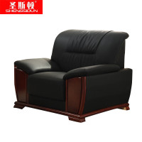 圣斯顿 HF1809-1单人位西皮沙发1050*830*850mm(单位:张)黑色