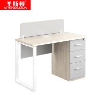 圣斯顿AH1465职员办公桌1400*650*750mm(单位:张)苏香桐+银灰色