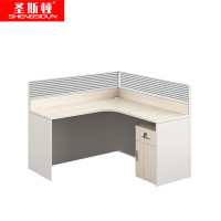 圣斯顿 AH1414屏风办公卡座1400*1400*1100mm(单位:套)苏香桐+浅灰