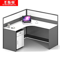 圣斯顿 AH-90314屏风式职员办公桌含键盘架主机托1400*1400*1100mm(单位:套)
