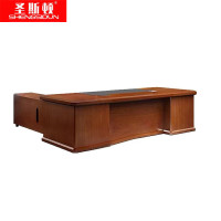 圣斯顿 L-B17中式经典班台办公桌1800W×900D×760H(单位:张)胡桃色