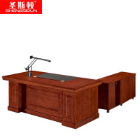 圣斯顿 D-1685中式班台办公桌1600*800*760mm(单位:张)红胡桃色