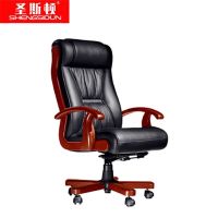 圣斯顿 HB-A620牛皮大班椅办公椅650*680*1080-1180mm(张)黑色