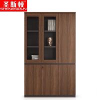 圣斯顿 AF-12113S板式文件柜1200*400*2000mm(台) 红橡木色