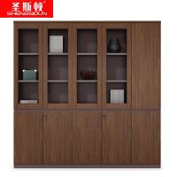 圣斯顿 AF-20113五门文件柜书柜2000*400*2000mm(单位:组) 红橡木色
