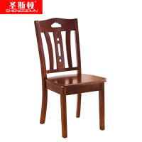 圣斯顿SD-NM1556实木椅子430*440*900mm(单位:把)胡桃色
