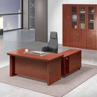 圣斯顿RY-A1607班台(直型) 中式经典油漆大班台办公桌1600W×800D×760H(单位:张)胡桃色