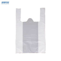 安居先森环保透明背心款手提塑料袋40*60cm一包100个透明色 起订量:5