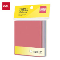 得力(deli) 便利贴 21553 莫兰迪色系 150张 76*76mm 4本装