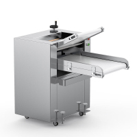 乐创(lecon) LC-J-APYMZ500A 压面机商用 900kg/h自动擀面皮机 304不锈钢压面辊