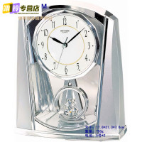 丽声RHYTHM 座钟欧式客厅办公室卧室水晶旋转钟摆4SG74476 21.c.m钛银摆锤 4RP772WR19