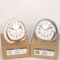 RHYTHM 丽声钟表渐强闹铃夜灯贪睡奢华卧室床头闹钟8RE665SR13
