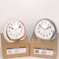 RHYTHM 丽声钟表渐强闹铃夜灯贪睡奢华卧室床头闹钟8RE665SR13