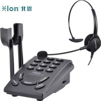 北恩(Hion) VF600 耳机电话机套装 固定电话座机 V600+选配NH68
