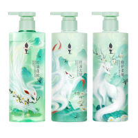 阿道夫(ADOLPH) 神兽山海经茶麸祛屑止痒洗护套祛屑止痒洗发水350ml+祛油止痒洗发水350ml+护发素350ml