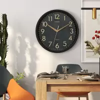 丽声(RHYTHM) 日本丽声客厅卧室挂钟北欧简约艺术装饰创意时钟家用石英钟表 CMG716NR02