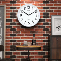 丽声(RHYTHM) 日本丽声客厅卧室挂钟北欧简约艺术装饰创意时钟家用石英钟表 CMG716NR03