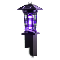 思米达 户外太阳能灭蚊灯驱蚊灯 SMD919 白光/紫光各2W 草坪立柱款