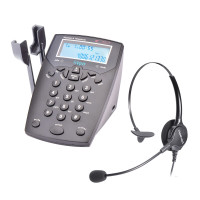 北恩(HION) VF560+DH90呼叫中心客服专用耳麦电话机电销坐席话务员耳机座机 选配DH90单耳