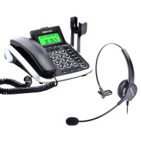 北恩(HION) V200+FOR630商务办公话机呼叫中心客服专用耳麦电话机话务员耳机座机 选配FOR630单耳