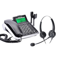 北恩(HION) V200+FOR630D商务办公话机呼叫中心客服专用耳麦电话机话务员耳机座机 选配FOR630D双耳