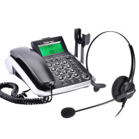 北恩(HION) V200+FOR680商务办公话机呼叫中心客服专用耳麦电话机话务员耳机座机 选配FOR680单耳