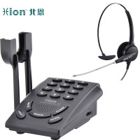 北恩(HION) VF600 耳机电话机套装话务员电话客服外呼叫中心固定电话座机 V600+选配DH30