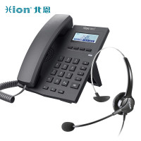 北恩(HION) S900 IP电话 SIP网络电话机呼叫中心话务员客服座机 S900网络电话+选配FOR600高清单耳