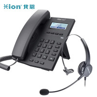 北恩(HION) S900 IP电话 SIP网络电话机呼叫中心话务员座机 S900网络电话+选配FOR630高清降噪单耳