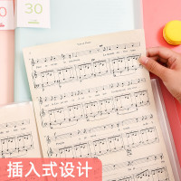 递乐(DiLe) 12140 白色 40页资料册 A4插页档案夹 5个装