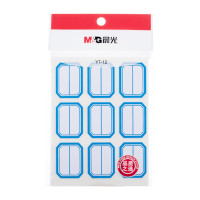 晨光(M&G)YT-12 文具不干胶标签纸标签贴分类贴自粘仓库便贴小学生名字贴[25*33mm]10包/10张/蓝色