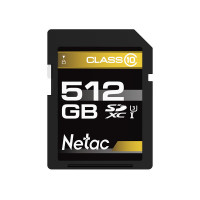 朗科 (Netac) SD存储卡SP800 512GB 读速高达90MB/s 单反数码相机&摄像机内存卡