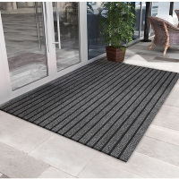 墨斗鱼 31480 地垫门垫 180*120cm灰色七条纹